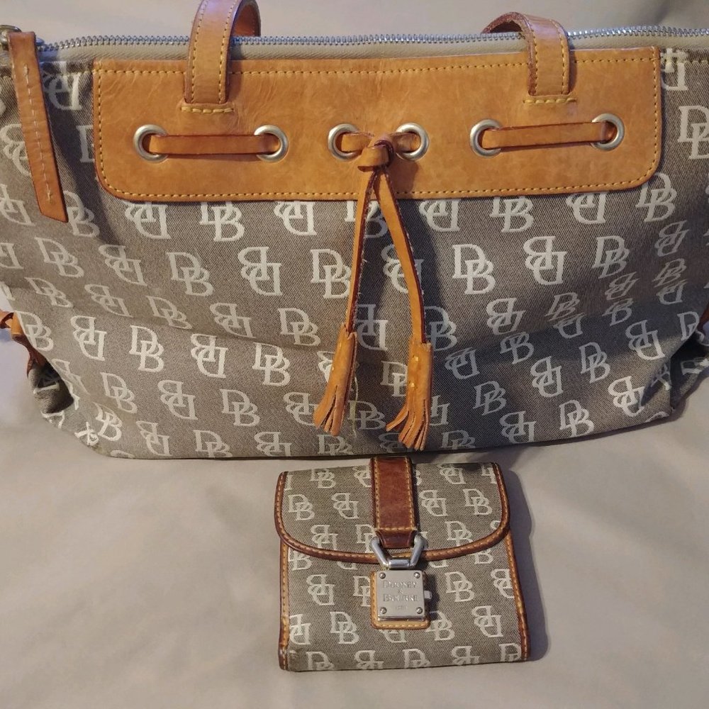 Dooney & Bourke Satchel Handbag and Wallet